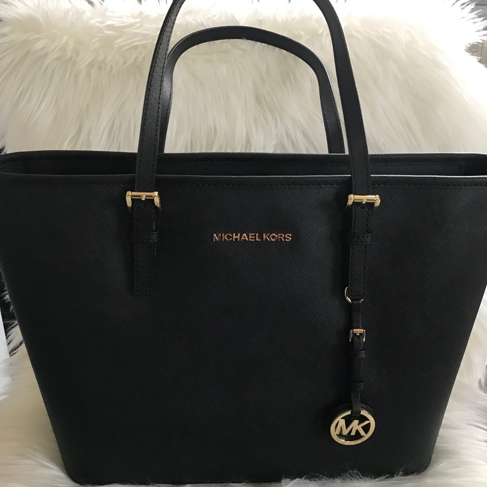 $278 MK Black Saffiano purse
